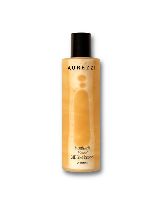 Mouthwash Menthol 24 K Gold particles